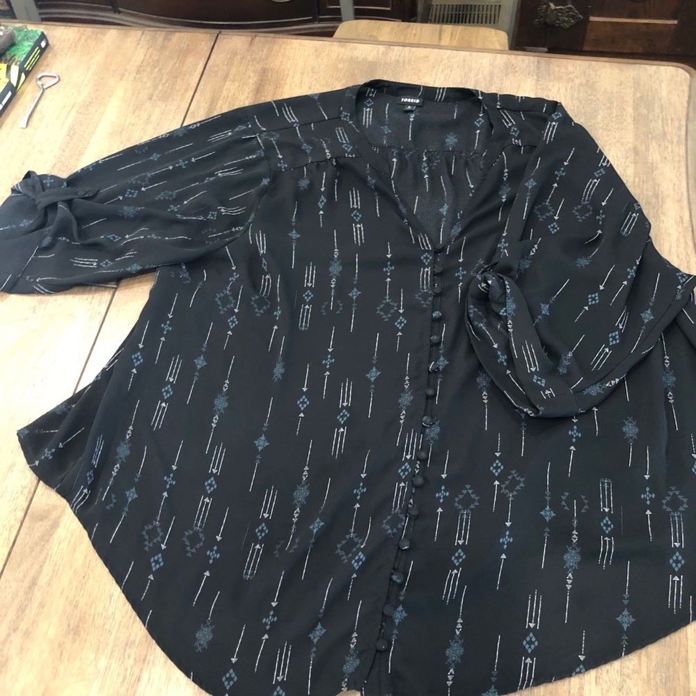 Plus size blouse